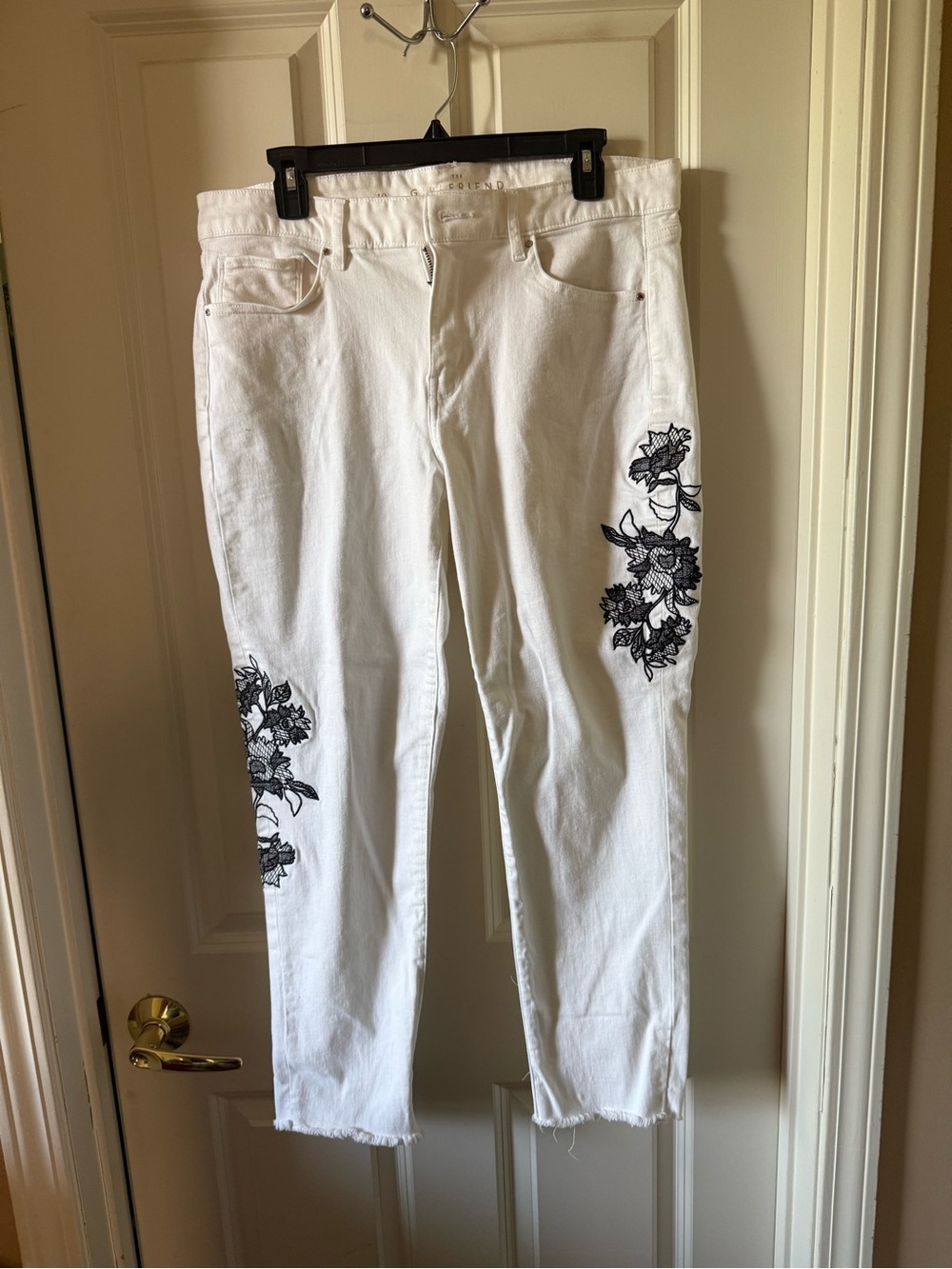 White House Black Market Floral Print Women's Jeans
